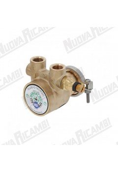 Помпа для кавомашини (ротаційний насос) FLUID-O-TECH - хомут 150 л - збалансований байпас, сертифіковано "NSF" - фітинги 3/8ВР - кріпильний хомут