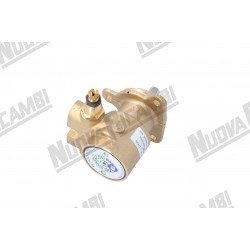 Помпа для кавомашини (ротаційний насос) FLUID-O-TECH з фланцем - 3 отвори, 200 л - кулачковий штифт, збалансований байпас, фітинги 3/8ВР