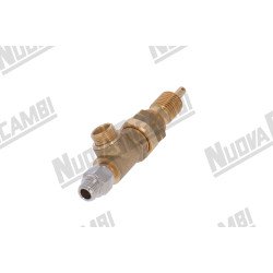 Кран воды/пара в сборе - соединение 1/4НР - 3/8НР для BRUGNETTI/ CARIMALI/... Кран воды/пара в сборе - соединение 1/4НР - 3/8НР для BRUGNETTI/ CARIMALI/...