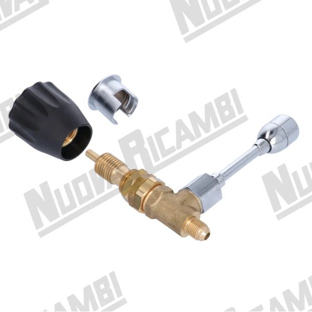 Клапан с хромированной водяной трубкой и ручкой NR в сборе для BFC/ EXPOBAR/ FIAMMA RST/ SANREMO-620430/A