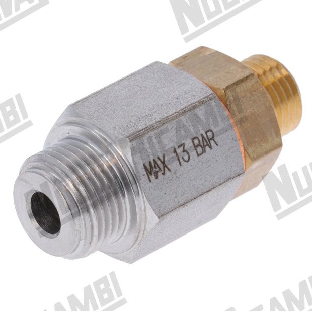 Комплект для розширювального клапана G 3/8НР - 1/4НР для PROMAC/ RANCILIO Комплект для розширювального клапана G 3/8НР - 1/4НР для PROMAC/ RANCILIO-620628