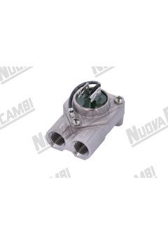 Лічильник води (флоуметр) "GICAR" з проводом G 1/4ВР-1/4ВР з LED - FASTON 90°, отвір Ø 1.15мм для PROMAC/ RANCILIO (9.0.25.20G)