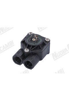 Лічильник води (флоуметр) "GICAR" VERTON - G 1/4ВР - з LED - отвір Ø 1.15мм - "NSF" (9.0.98.50Gcc)