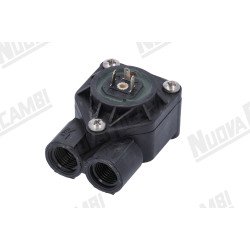 Счетчик воды (флоуметр) "GICAR" VERTON - G 1/4ВР - с LED - отверстие Ø 1.15мм - "NSF" (9.0.98.50Gcc)