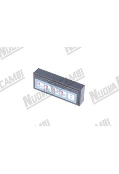 Сенсорная панель "GICAR" 5 кнопок - 5 LED, оригинал GAGGIA (9.9.11.76G)