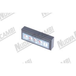 Сенсорна панель "GICAR" 5 кнопок - 5 LED, оригінал GAGGIA (9.9.11.76G) Сенсорна панель "GICAR" 5 кнопок - 5 LED, оригінал GAGGIA (9.9.11.76G)