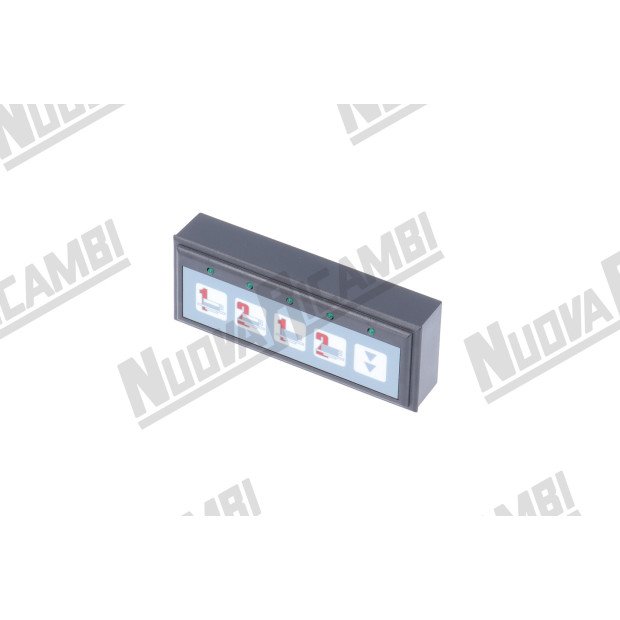 Сенсорная панель "GICAR" 5 кнопок - 5 LED, оригинал GAGGIA (9.9.11.76G) Сенсорная панель GICAR 5 кнопок - 5 LED, оригинал GAGGIA (9.9.11.76G)-620713/5