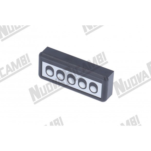 Сенсорная панель GICAR 5 кнопок - 5 LED для FIAMMA RST/SV ITALIA, 16 контактов (9.9.08.83G)-620736