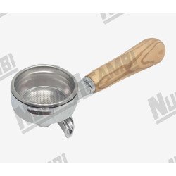 Портафільтр на 2 чашки з ручкою з оливкового дерева M10, з'єднання носика 3/8, з пружиною та фільтром для GAGGIA