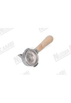 Портафильтр на 1 чашку с ручкой из кленового дерева NR M12, соединение носика 3/8, с пружиной и фильтром для SACOME CONTI