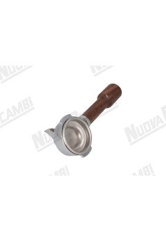 Портафильтр на 1 чашку с ручкой из орехового дерева M12, соединение носика 3/8, с пружиной и фильтром для SACOME CONTI