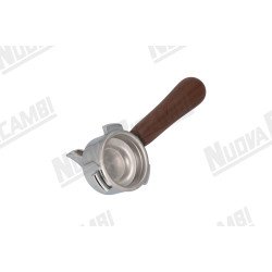 Портафільтр на 1 чашку з ручкою з горіхового дерева NR M10, з'єднання носика 3/8, з пружиною та фільтром для LA SAN MARCO