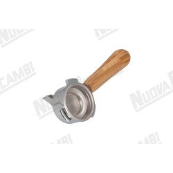 Портафільтр на 1 чашку з ручкою з оливкового дерева NR M10, з'єднання носика 3/8, з пружиною та фільтром для LA SAN MARCO