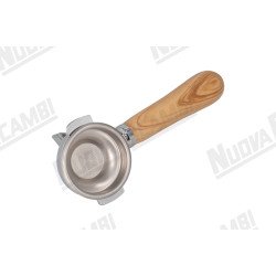 Портафільтр на 1 чашку з ручкою з оливкового дерева NR M12, з'єднання носика 3/8, з пружиною та фільтром для WEGA