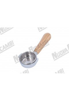 Бездонный портафильтр с ручкой NR из оливы для AURORA,BFC,ECM,ELKTRA,FAEMA,FUTURMAT-ARIETE,LA SCALA,LA MARZOCCO,SANREMO,SV ITALIA,VIBIEMME, WEGA