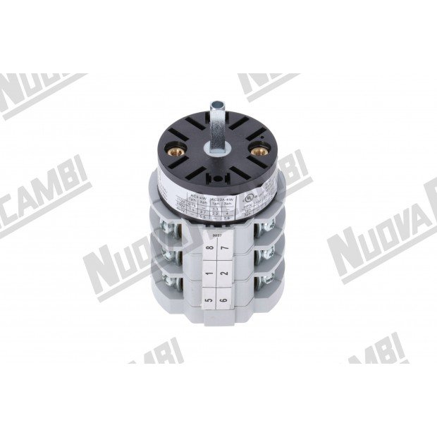 Головний перемикач 1-0-2 "BREMAS CS0169837V" 16A - 690В - штифт 5x5мм для FAEMA Головний перемикач 1-0-2 BREMAS CS0169837V 16A - 690В - штифт 5x5мм для FAEMA-630012