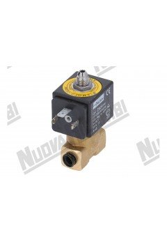 Електромагнітний клапан PARKER 3-ходовий 1/4-1/4 ВР V220/50-60 9Вт, отвір Ø 1,5 - ущільнення VITON - конічний дренаж 1/8