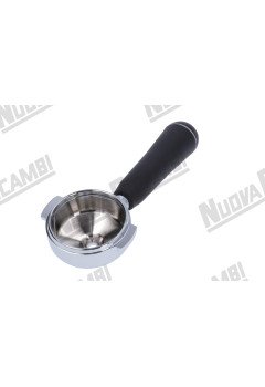 Портафильтр "NR" - угловой 15° - с ручкой "NR" M10 - соединение носика M16x1 - пружина фиксации фильтра - для FAEMA DUE/ E91/ E92/ E97/ E98