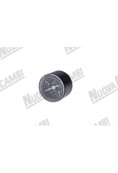 Манометр помпи для кавомашини Faema E91, 0-16 бар, з'єднання 1/8"M під хомут, рамка Ø 43мм, корпус Ø 42мм (Артикул: 632494)