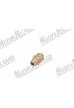 Фітинг 1/8НР -1/4НР, шестигранник 14мм, латунь