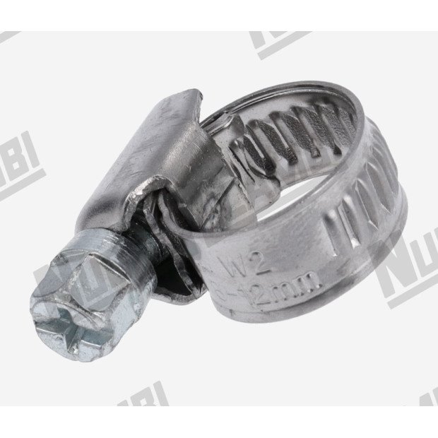 Хомут для шланга з нержавіючої сталі S.STEEL -W2 - 8/12мм-700078