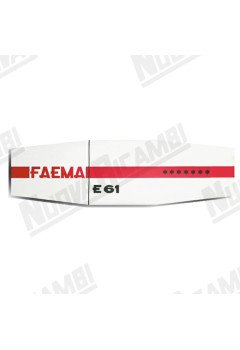 Стеклянная наклейка 2 группы для FAEMA E61