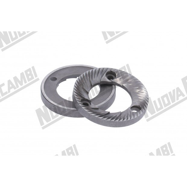 Жорна ANFIM (650 об/хв - 1400 об/хв) ліві, Ø шестигранник 75 - Ø внутр. 43,5 - вис. 9мм, 3 отвори Жорна ANFIM (650 об/хв - 1400 об/хв) ліві, Ø шестигранник 75 - Ø внутр. 43,5 - вис. 9мм, 3 отвори-700136