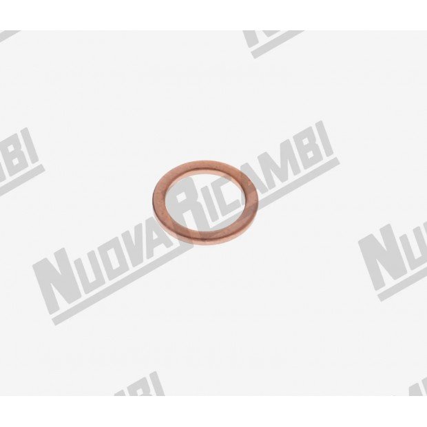 Мідна прокладка жиклера варильної групи - Ø 13,8x10,3x1мм - для CIMBALI-700231