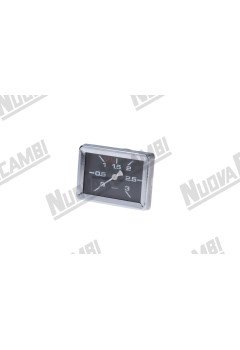 Манометр бойлера для кавомашини Gaggia, 0-3 бар, з'єднання 1/4"M пласке, рамка 79x56мм, корпус Ø 52мм (Артикул: 700278)