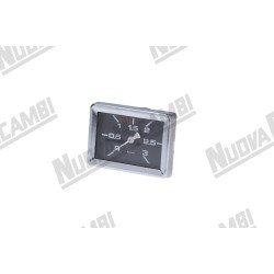 Манометр бойлера для кавомашини Gaggia, 0-3 бар, з'єднання 1/4"M пласке, рамка 79x56мм, корпус Ø 52мм (Артикул: 700278)