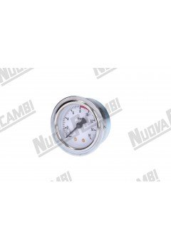 Манометр помпи для кавомашини Gaggia Elektra, 0-16 бар, з'єднання 1/8"M пласке, рамка Ø 62мм, корпус Ø 52мм (Артикул: 700281)
