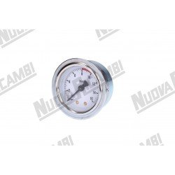 Манометр помпы для кофемашины Gaggia Elektra, 0-16 бар, соединение 1/8"M плоское, рамка Ø 62мм, корпус Ø 52мм (Артикул: 700281)