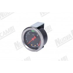 Манометр помпы для кофемашины Gaggia, 0-15 бар, соединение 1/8"M плоское, рамка Ø 57мм, корпус Ø 50мм (Артикул: 700595)