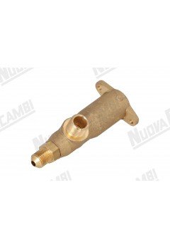Корпус крана пар/вода кофемашины CIMBALI 1/4M-3/8M 90°