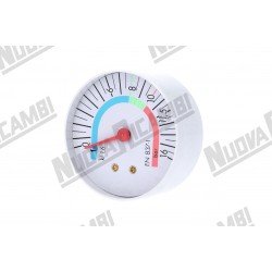 Манометр помпы для кофемашины Cimbali M31/M32, 0-16 бар, соединение 1/8"M плоское, рамка Ø 57мм, корпус Ø 57мм (Артикул: 700678)