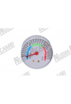 Манометр бойлера для кавомашини Cimbali M31/M32, 0-2,5 бар, з'єднання 1/8"M пласке, рамка Ø 57мм, корпус Ø 57мм (Артикул: 700679)