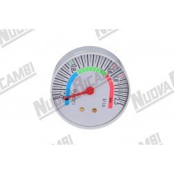 Манометр бойлера для кавомашини Cimbali M31/M32, 0-2,5 бар, з'єднання 1/8"M пласке, рамка Ø 57мм, корпус Ø 57мм (Артикул: 700679)