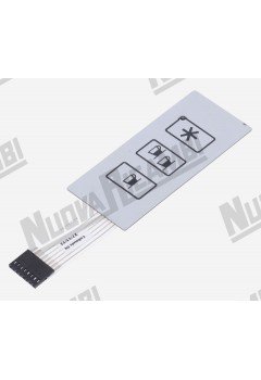 Мембрана сенсорной панели 3 кнопки - 1 LED - 8 контактов - для LA PAVONI