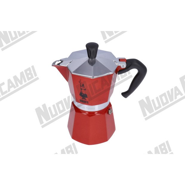 Мока "BIALETTI EXPRESS" на 3 чашки, червона Мока BIALETTI EXPRESS на 3 чашки, червона-701100/3TR