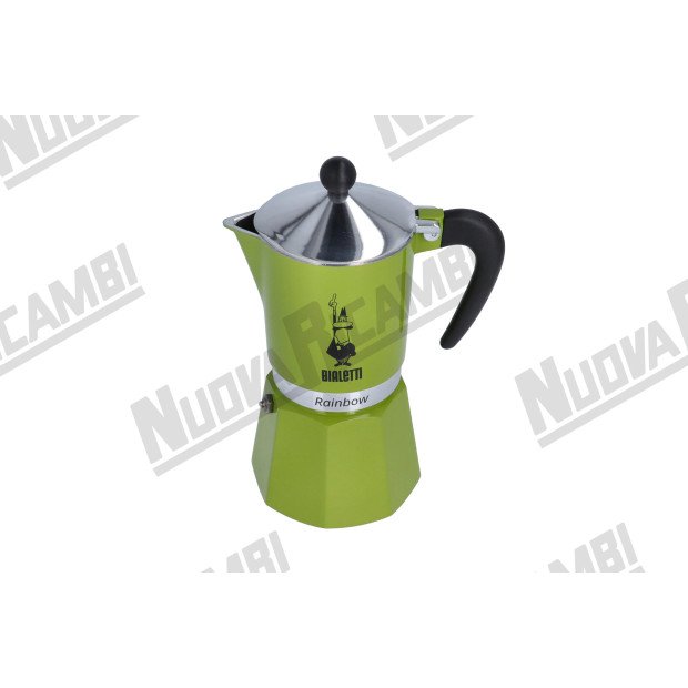 Мока BIALETTI RAINBOW на 3 чашки, зелена-701102/3TV