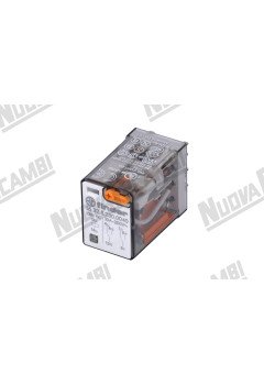 Силове реле "FINDER 55.32.8.230.0040" - 230В - 50/60Гц - 10А - 8 контактів FASTON - для BRASILIA/ ROSSI