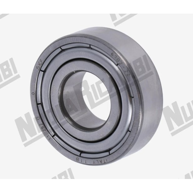 Подшипник вала держателя жерновов "SKF 6202-2Z" - Ø 35x15x11мм - для FIORENZATO/ QUAMAR/ MAZZER Подшипник вала держателя жерновов SKF 6202-2Z - Ø 35x15x11мм - для FIORENZATO/ QUAMAR/ MAZZER-702216