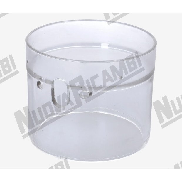 Плексигласовый цилиндр дозатора молотого кофе Ø 115/120x107x100мм - для QUAMAR M1/ M80/ T80-702226