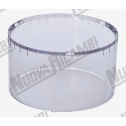 Плексигласовий циліндр дозатора меленої кави Ø 131x123x75мм - для QUAMAR T48