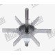 Нижняя звездочка дозатора молотого кофе - Ø 114мм - для OBEL DSQ/ EB/ NR1400/ NR900 Нижняя звездочка дозатора молотого кофе - Ø 114мм - для OBEL DSQ/ EB/ NR1400/ NR900-702409