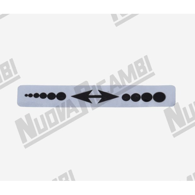 Наклейка с шелкографией FINE-COARSE для регулировки помола - для OBEL NR1400/ NR900-702431