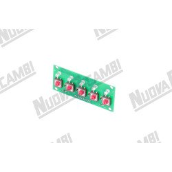 Плата панелі кнопок "GIEMME" 5 кнопок - 5 LED для WEGA "ATLAS" оригінал, 10 контактів (02.51.0120cc) Плата панелі кнопок "GIEMME" 5 кнопок - 5 LED для WEGA "ATLAS" оригінал, 10 контактів (02.51.0120cc)