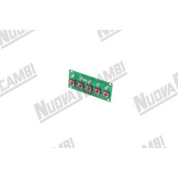 Плата сенсорної панелі 5 кнопок - 5 LED - 10 контактів - для ASTORIA CMA/ WEGA (18371131)
