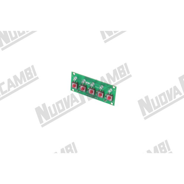 Плата сенсорной панели 5 кнопок - 5 LED - 10 контактов - для ASTORIA CMA/ WEGA (18371131) Плата сенсорной панели 5 кнопок - 5 LED - 10 контактов - для ASTORIA CMA/ WEGA (18371131)-703129