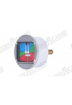 Манометр подвійний для кавомашини La Spaziale, 0-2,5/15 бар, з'єднання 1/8"M пласке, рамка Ø 70мм, корпус Ø 62мм (Артикул: 703264)